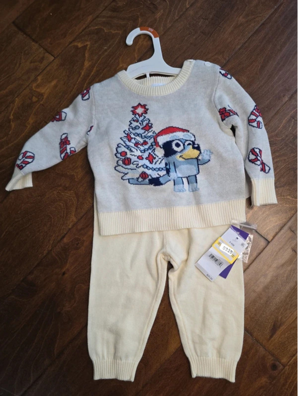 3 to 6m brand new bluey, from disney christmas outfit item 329G6